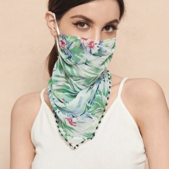 Accessories - ❌ SOLD ❌ Tropical babe face mask NWOT